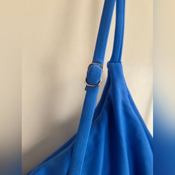 Cupshe One-Piece Monokini Swimsuit Sz S Blue New w/o tags - Picture 4 of 7